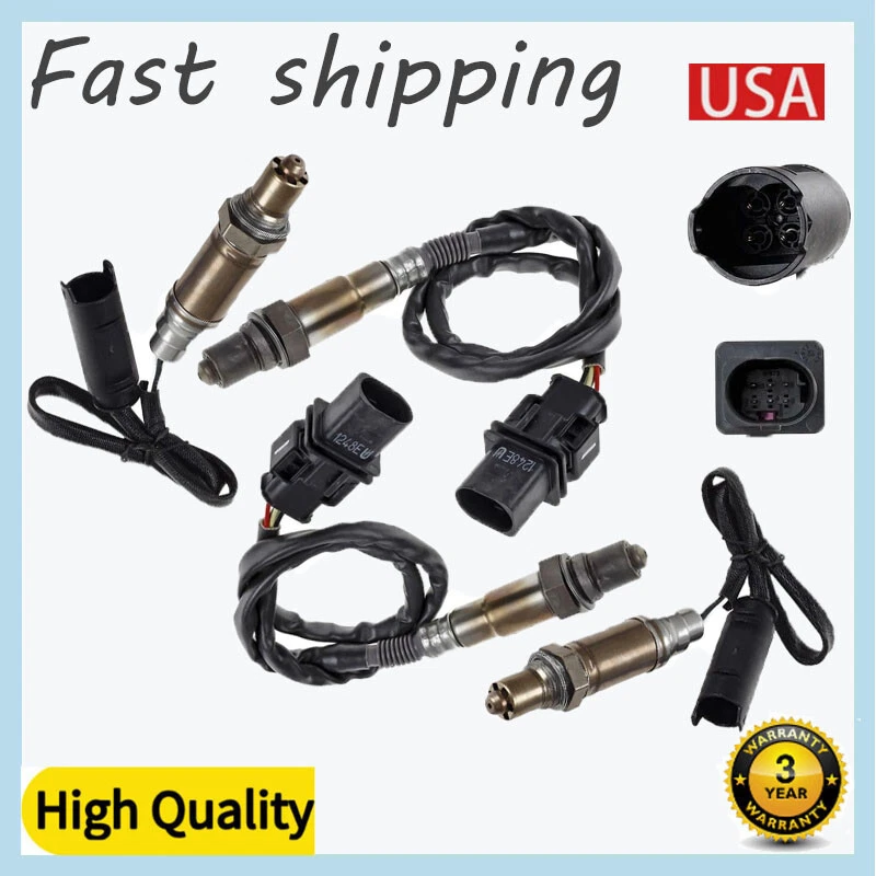 4pcs Upstream and Downstream Oxygen Sensor For BMW M5 M6 V10 5.0L 2006-2010 US - Image 1 of 4