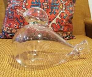 Roberto Niederer Glass Duck - Art Deco Glass Duck - Picture 1 of 7