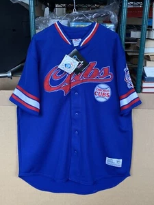 Vintage Chicago Cubs Mark Prior #22 Jersey National Patch Stitched Size L NWT - Picture 1 of 22