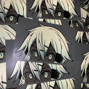 SINON REFLECTIVE ANIME GIRL PEEKER STICKER SWORD ART ONLINE CAR DECAL - Picture 1 of 2