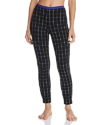 HUE U18026H Negro Ventana Elastizado Tweed Mocasín Skimmer Leggings con Cremallera en el Tobillo Foto 1 de 3