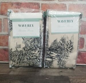 Waverly Wellington Garden Room Pillow Shams Set of 2 Standard Shams Case NIP