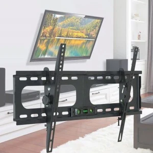 TV Wall Bracket Mount Tilt for 32 37 40 42 46 50 52 55 60 75" Inch SONY LG Flat - Picture 1 of 15