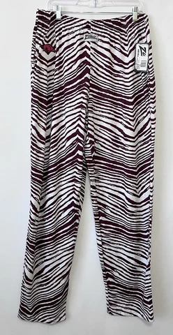 Zubaz NWT Arkansas Razorbacks Licensed Zebra Pants XXL Cover