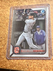2022 Bowman Chrome Baseball # 39 Steven Kwan RC - Picture 1 of 4