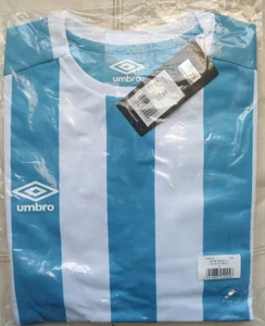 Rare NEW Tags Umbro Mens Stripe Long Sleeve Football Jersey XL Shirt Argentina - Picture 1 of 6