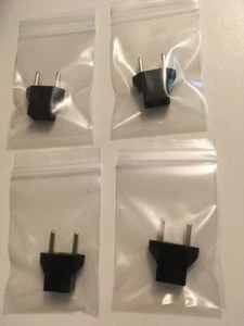 Electrical Travel Converter Adapter Power Plug, qty. 4, for US USA to EU Europe - Bild 1 von 1