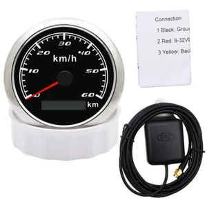 85mm Digital GPS Tacho Gauge Tacho 0-60km/h für Auto Boot LKW Motorrad - Picture 1 of 15