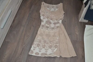 s.Oliver Kleid gr. 38 beige braun ärmellos leicht Sommerkleid - Bild 1 von 7