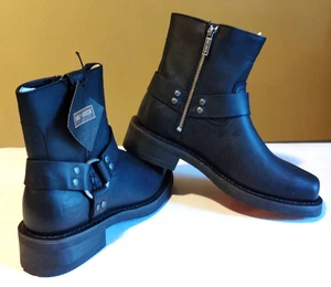 Neu Harley-Davidson Herren Gr. 7 M El Paso Reitstiefel Schwarz D94422 Schwarz - Bild 1 von 11