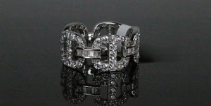 ESTADO: Anillo Mariner para hombre laboratorio Sim diamantes talla 11 plata esterlina 925 genuina - Imagen 1 de 3