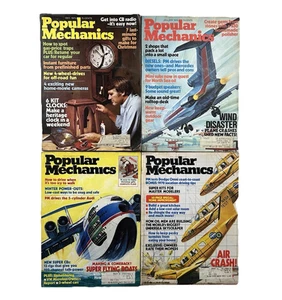 Popular Mechanics Magazine Lot of 4 Vintage 70s Dec 1975 Jan 1976 Nov 1977 1978 - Picture 1 of 9