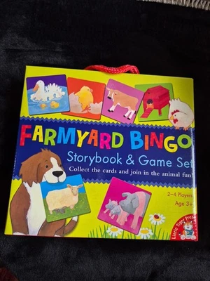 Farmyard Bingo Storybook & Game Set 2-4 Playesr Age 3+ Very Good Condition New - Image 1 of 4