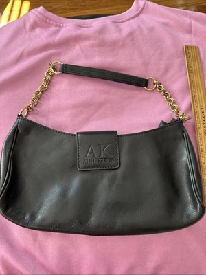 Bolso de Mano Anne Klein Color Negro Dorado Detalle Metal Foto 1 de 4