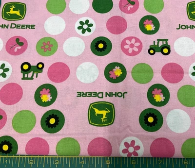 SPRINGS - PINK DOT #CP47134 BY JOHN DEERE (2013) - 1 YARD - Image 1 of 2