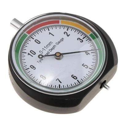 Mini Portable 0-11mm Tyre Depth Gauge Car Motorcycle — 第 1/4 张图片