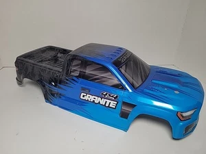 Arrma Granite 4X4 Body Blue In Great Shape - Picture 1 of 6