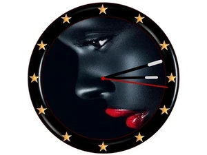 Wanduhr 23 cm Durchmesser mit Frauen Motiv - Bild 1 von 4