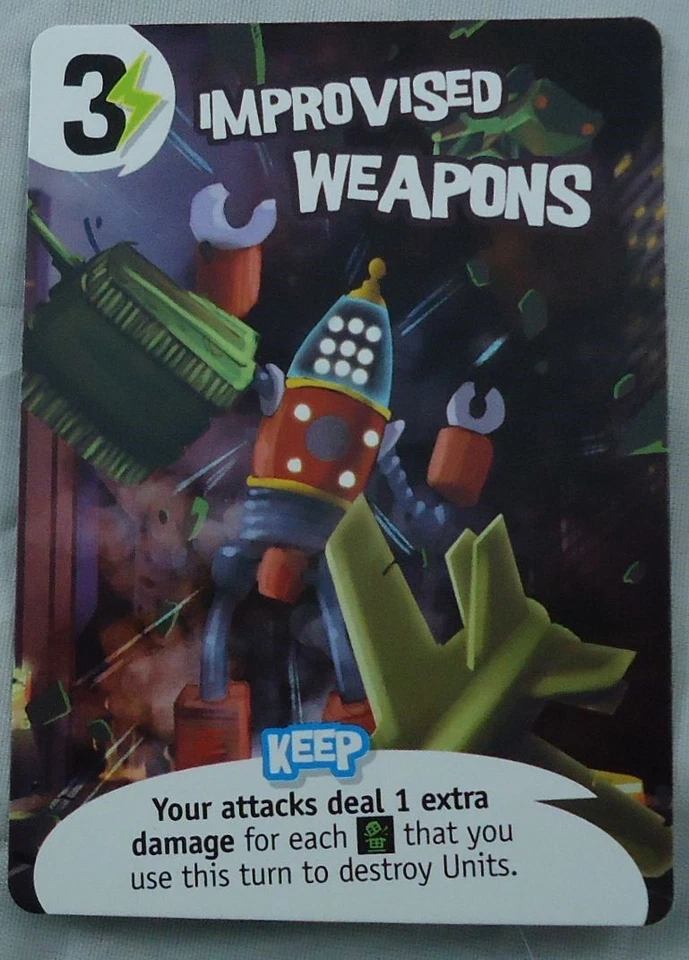 Tarjeta promocional King of New York Improvised Weapons de Iello Foto 1 de 1