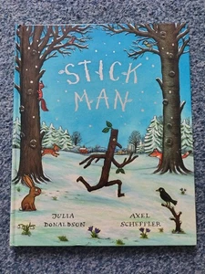 STICK MAN 1ST EDITION NO DJ RARE ALISON GREEN JULIA DONALDSON AXEL S 1/1 VG UC - Bild 1 von 6