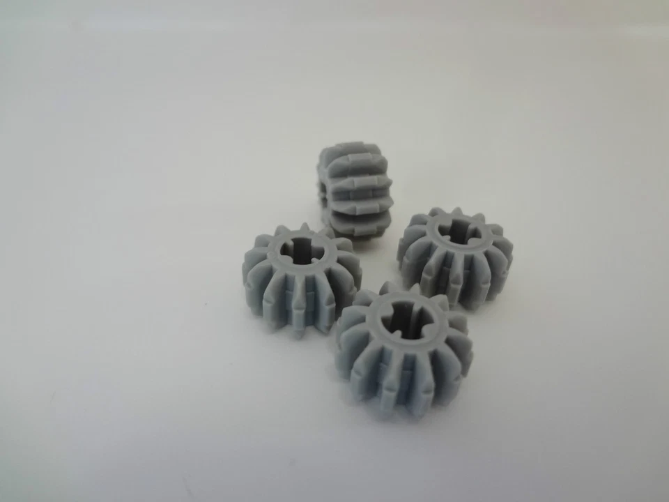 Lego Technic GEAR 12 TOOTH Double Bevel Light Gray 8455 9754 8448 8457 9748 8466 - Image 1 of 1