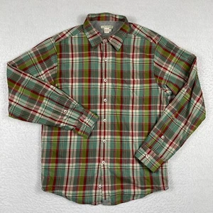 Carbon 2 Cobalt Shirt Mens Small Green Plaid Lined Outdoors Camp Preppy Casual - Picture 1 of 15