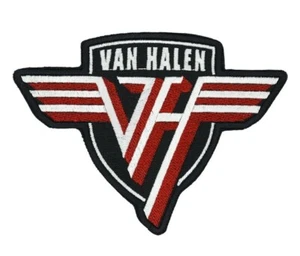 Van Halen Sew-on Patch | American Hard Pop Rock Heavy Glam Metal Music Band Logo - Picture 1 of 2