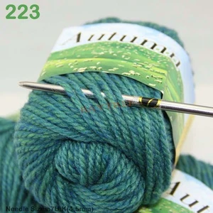 Sale Lot of 1 Ball X 50g Chunky Soft Warm Wool Hand Knitting Solid Colorful Yarn - Picture 1 of 41