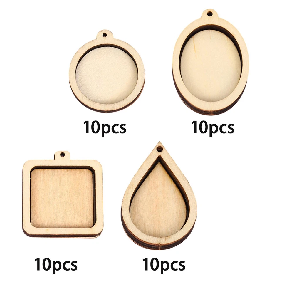 10 Pieces Small Cross Stitch Hoops Frames Display Frame for Christmas Decor - Image 1 of 1