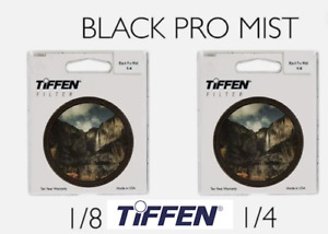 Tiffen 82BPM18 82mm Black Pro Mist 1/8 Filter + 82BPM14 82mm Black Pro-Mist 1/4 