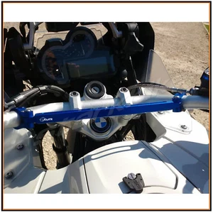 Motorcycle Handlebar Cross-Bar Brace Clamp Lever Kit For BMW R1200GS 2013-2017RD - Picture 1 of 7