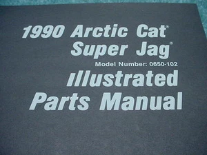 Arctic Cat 1990 Parts Manual Super Jag Snowmobile OEM #265 - Bild 1 von 4