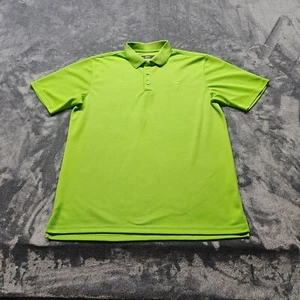 Loudmouth performance Golf Polo Shirt Mens Large Green  Lightweight casual - Picture 1 of 10