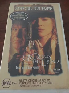 THE QUICK AND THE DEAD - SHARON STONE , GENE HACKMAN - VHS VIDEO - Picture 1 of 1