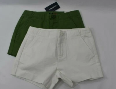 LOTE DE 2 PANTALONES CORTOS LANDS END NIÑAS TALLA 4 NUEVOS CON ETIQUETA Foto 1 de 4