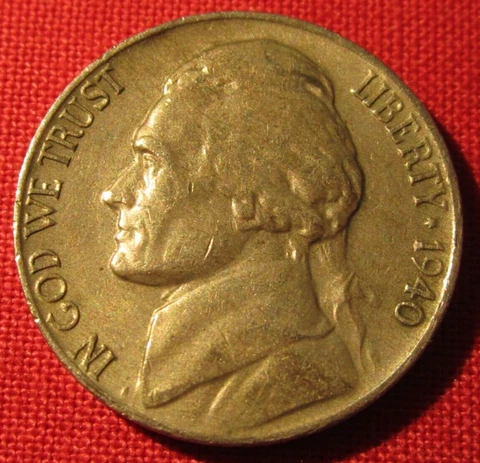 1940 D Jefferson Nickel - Circulated - Actual Coin in Photos  (2578) Cover