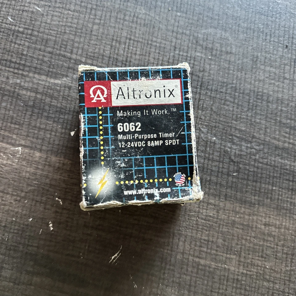Altronix 6062 Multi-Purpose Timer 12-24VDC 8amp SPDT - Image 1 of 1