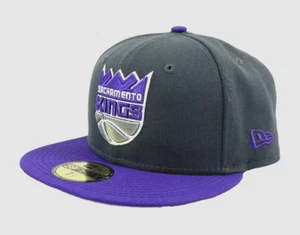Mens New Era NBA Sacramento Kings 5950 2Tone 59FIFTY Fitted 7 1/2 Cap (GG) - Picture 1 of 7