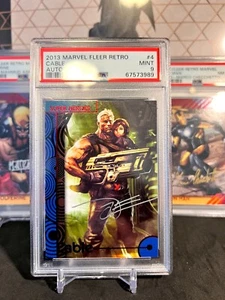 ⭐️ CABLE 2013 MARVEL FLEER RETRO INSERT #4 PSA 9 MINT AUTO 🔥 AUTOGRAPH - Picture 1 of 2