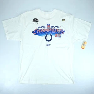 Indianapolis Colts Reebok Super Bowl XLI Champions Locker Room Mens L Shirt NWT - Picture 1 of 9