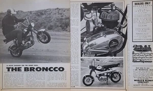 1968 Broncco Garelli Mini Bike Motorcycle 3pg Test Article - Picture 1 of 1