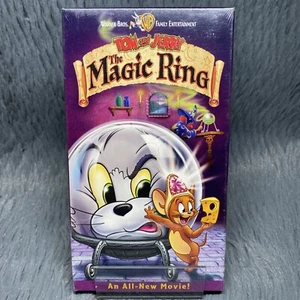 Tom and Jerry The Magic Ring VHS 2001 Warner Video Brand New Sealed Watermarks - Picture 1 of 6