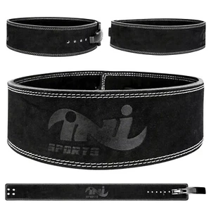 Weight Lifting Belt Gym Back Support Fitness Bodybuilding Workout Training sport - Foto 1 di 10
