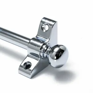 More details for 13 x polished chrome stair rods - 3/8&quot; x 28.5&quot; - simplicity -  round finial