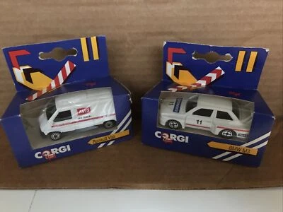 1984 CORGI DIECAST LOT OF 2 RENAULT AVIS VAN RENTAL & BMW M3 PIONEER RACING 1:64 - Image 1 of 4