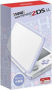 USATO Giapponese New Nintendo 2DS XL LL LAVANDA BIANCA con tutti gli articoli JAN-001 - Foto 1 di 4