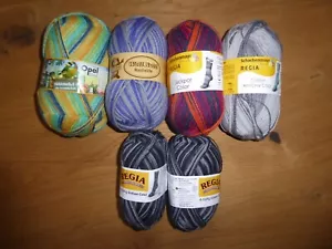 500 g Sockenwolle Wollpaket Opal, Butt, Regia - Bild 1 von 4