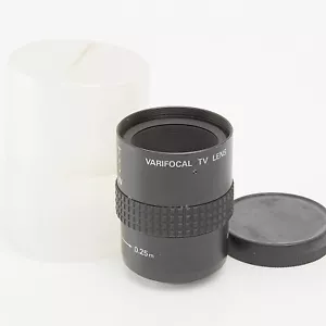 COSMICAR VARIFOCAL TV  16-32mm f/1.6 0.25m-∞ ZOOM LENS  C MOUNT + Case  #54 - Picture 1 of 6