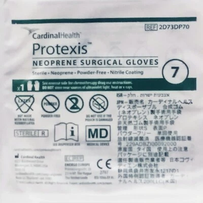 47 PARES Guantes Quirúrgicos Protexis Neopreno Estériles 2D73DP70 Talla 7 Exp 10/31/24 Foto 1 de 4