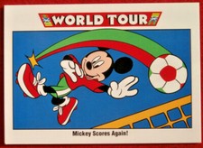 Disney COLLECTOR CARDS - Card #184 - MICKEY SCORES AGAIN! - IMPEL 1991